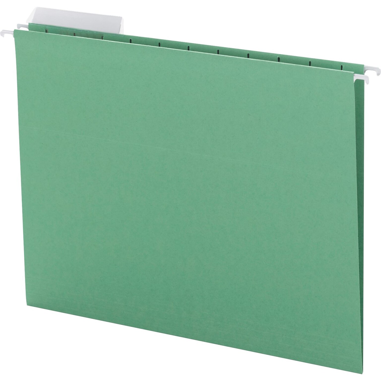 Smead Recycled Hanging File Folder, 1/3 Cut Tab, Letter Size, Clear, Box (64022)