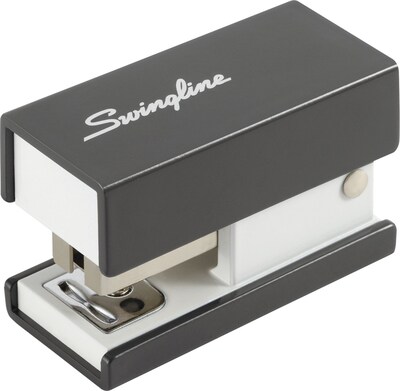 Swingline® Mini Fashion Stapler, 12 Sheet Capacity, Black (87871)