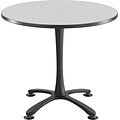 Safco®, Cha-Cha Table Top, Laminate, Round, 36 Diameter, Gray (2453GR)