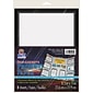 Pacon® Self-Adhesive Project Paper, 8-1/2 x 11", White/Black, 8/Pack