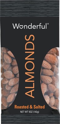 Paramount Farms® Wonderful® Almonds, Roasted & Salted, Nuts, 5 oz (042322F2OA)