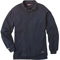 Workrite® Flame Resistant 6.7 oz Tecasafe Long Sleeve Polo, Navy, XL