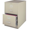 Quill Brand® Vertical File Cabinet, Legal, 2-Drawer, Putty, 25D (25158D)