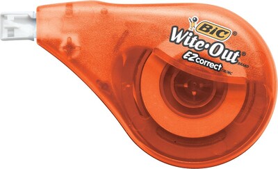 BIC Wite-Out EZ Correct Correction Tape, White, 10/Pack, 9 Packs/Carton (50790-CS)