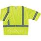 Ergodyne GloWear® 8310HL High Visibility Short Sleeve Safety Vest, ANSI Class R3, Lime, Large (22025)