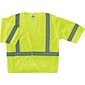 Ergodyne GloWear® 8310HL High Visibility Short Sleeve Safety Vest, ANSI Class R3, Lime, S/M (22023)