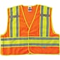 Ergodyne GloWear 8245 Public Safety Vest, ANSI Class R2, Orange, Large/XL (23385)