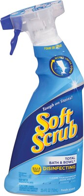 Soft Scrub® Total Bath and Bowl Cleaner Trigger Spray Bottle, 25.4 oz.