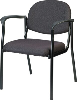 Raynor Eurotech Fabric Dakota Guest Chair, Charcoal
