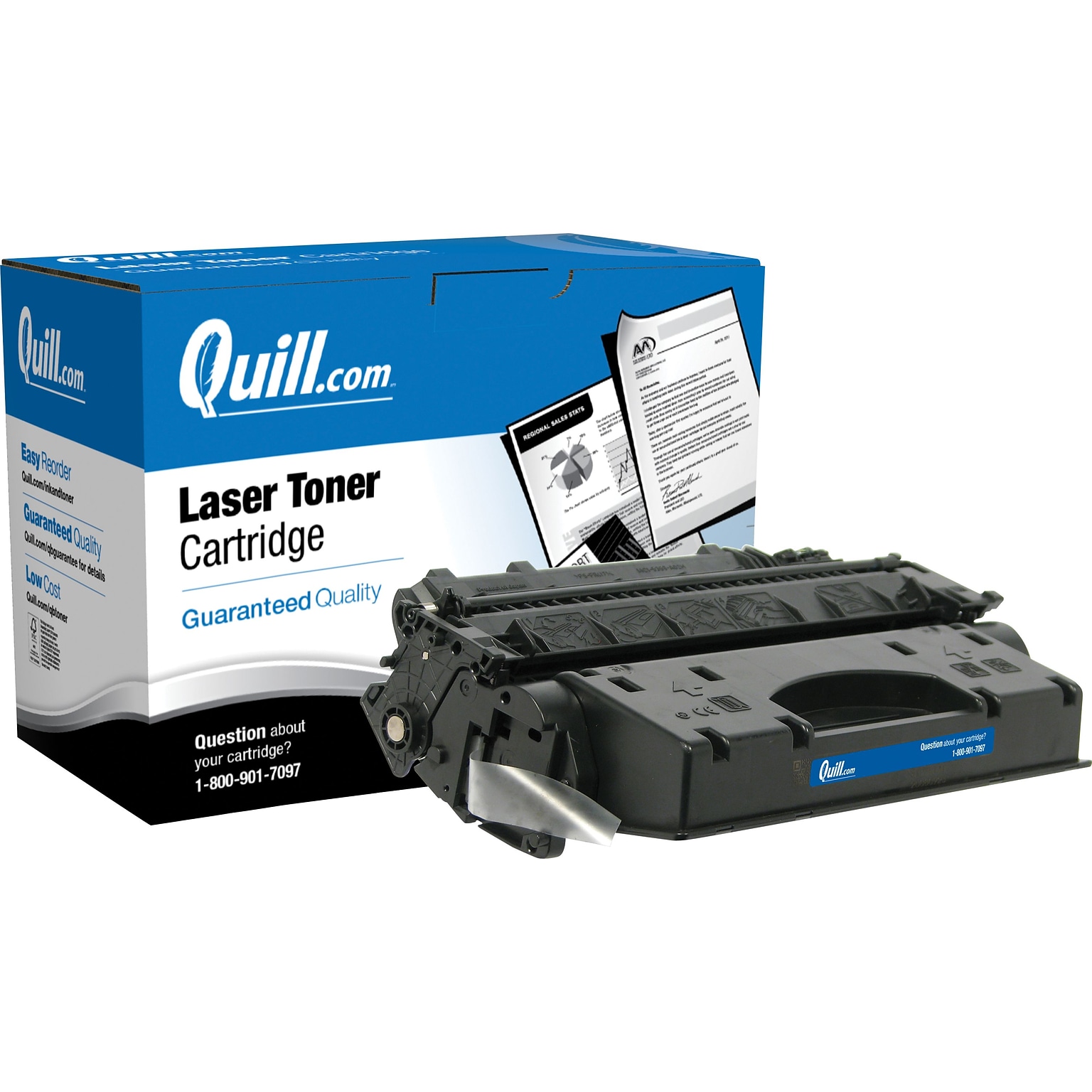 Quill Brand® Remanufactured Black High Yield Toner Cartridge Replacement for HP 80X (CF280X) (Lifetime Warranty)