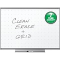 Quartet Prestige 2 Total Erase Dry-Erase Whiteboard, Graphite Frame, 6 x 4 (3413820168)