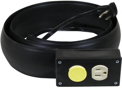 C-Line 10 Extension Cord, 2-Outlet, Black (CLI79101)