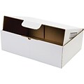 Duck® Self-Locking Mailing Box, 13 x 9 x 4, White, 25/Pack (1147639)