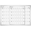 Lorell Magnetic Dry-Erase Calendar Board, Frost