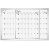 Lorell Magnetic Dry-Erase Calendarr Board, Frost