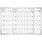 Lorell Magnetic Dry-Erase Calendar Board, Frost