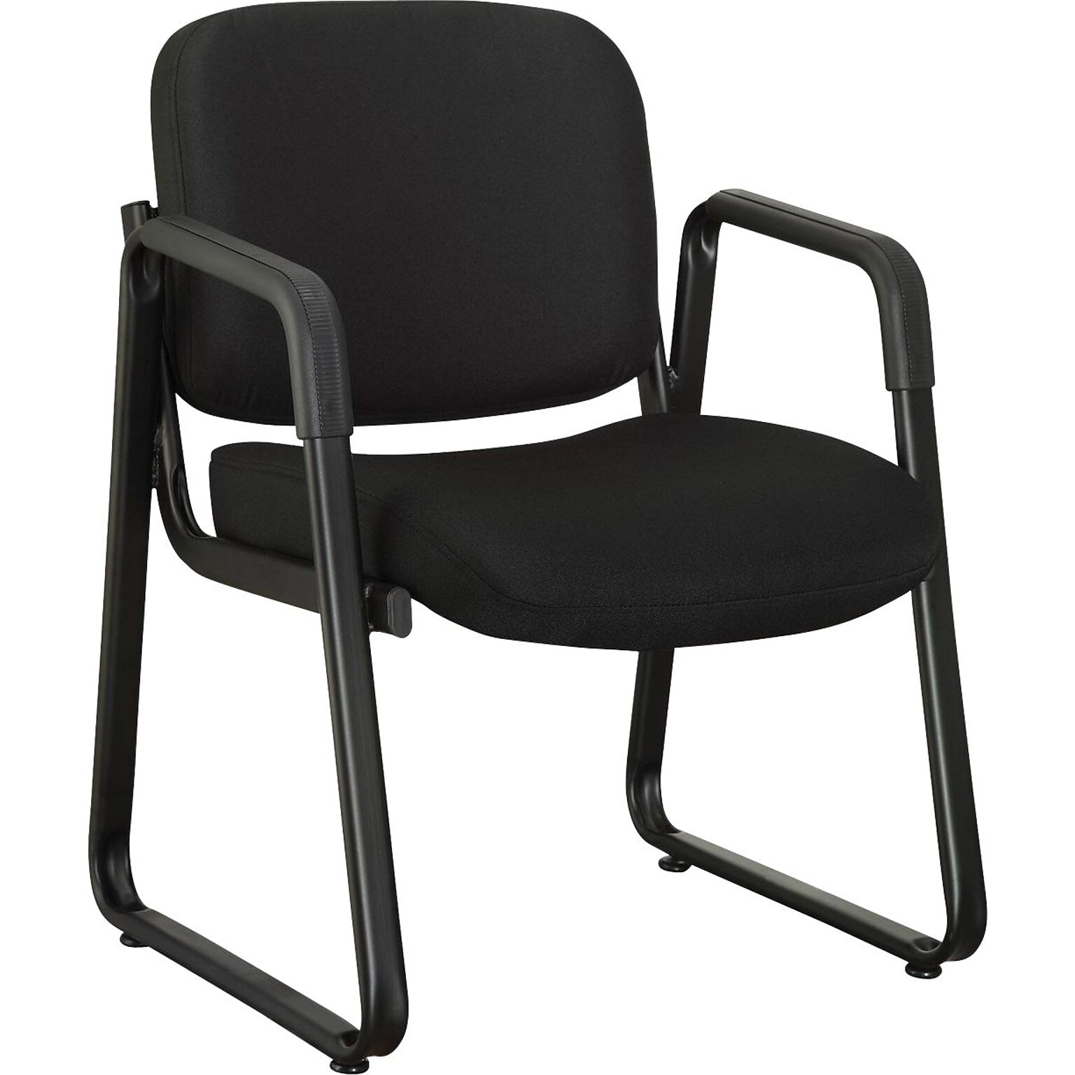 Lorell Upholstered Guest Chair, Black (LLR84576)