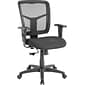 Lorell Managerial Mesh Mid-back Chair, Black
