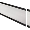 Lorell Desktop Panel System Glazed Panel, Clear, 30 Width