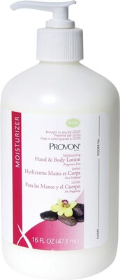 Provon® Moisturizing Hand & Body Lotion, 16 oz. Pump Bottle, 12/CT