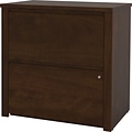 Bestar® Prestige+ Chocolate Brown Contemporary Collection, Lateral File