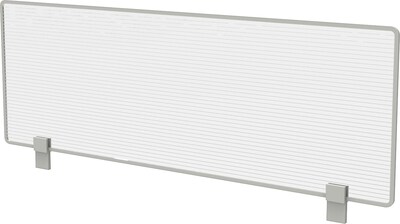 Trento Line Dividing Panel, Translucent Polycarbonate, 15-1/2Hx47-1/8W