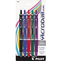 Pilot Acroball Colors Advanced Ink Retractable Ballpoint Pens, Medium Point, Assorted Ink, 5/Pack (3