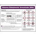 Accuform Signs® Globally Harmonized System (GHS) Reference Poster - Spanish, 18 x 24