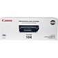 Canon 104 Black Standard Yield Toner Cartridge (0263B001)