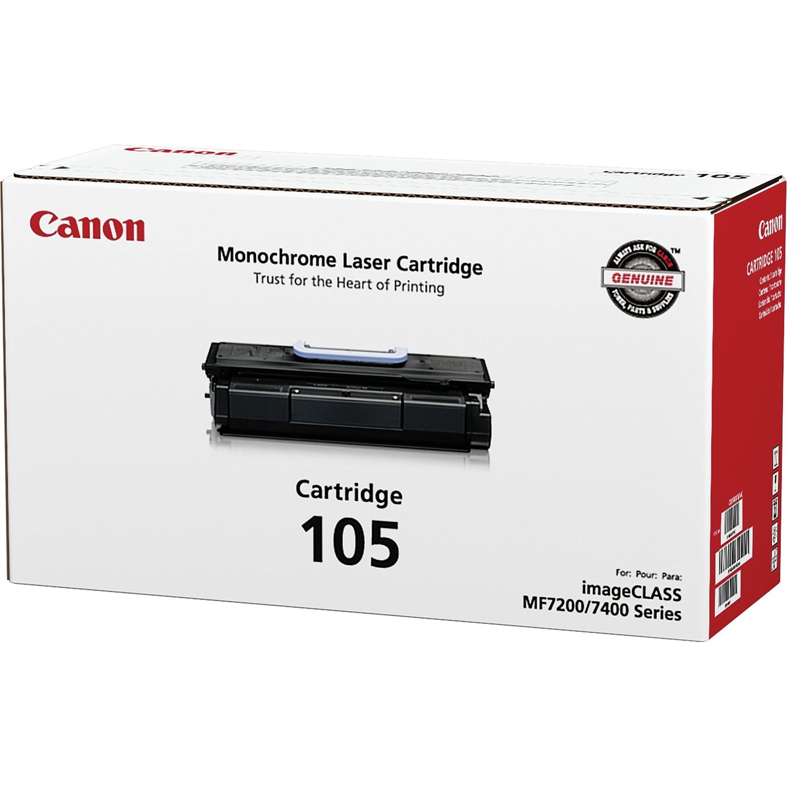 Canon 105 Black Standard Yield Toner Cartridge (0265B001AA)