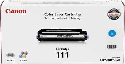 Canon GRG-111 Cyan Standard Yield Toner Cartridge (1659B001AA)