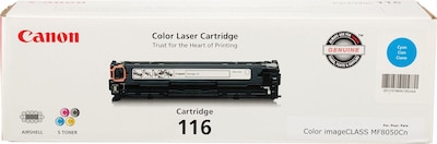 Canon 116 Cyan Standard Yield Toner Cartridge (1979B001AA)