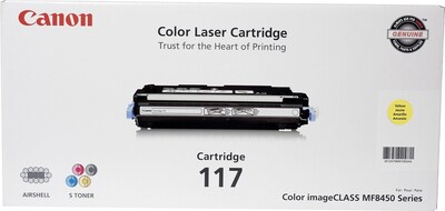 Canon 117 Yellow Standard Yield Toner Cartridge (2575B001AA)