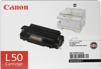Canon 50 Black Standard Yield Toner Cartridge (6812A001AA)