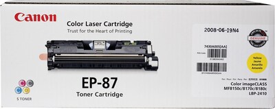 Canon EP-87 Yellow Standard Yield Toner Cartridge (7430A005AA)