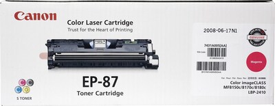 Canon EP-87 Magenta Standard Yield Toner Cartridge (7431A005AA)