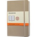 Moleskine Classic Notebook, Pocket, Ruled, Khaki Beige, Soft Cover, 3-1/2 x 5-1/2