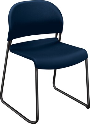 HON GuestStacker H4031 Molded Polymer Stacking Chair, Blue Regatta, 4/Carton (HON4031RET)