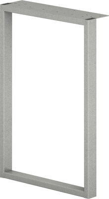 HON® Voi® Steel 14.3" O-Leg Support For Overhead Cabinet, Platinum Metallic