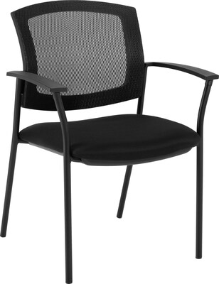 Offices To Go Fabric Guest Chair, Black (OTG2809)