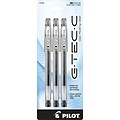 Pilot G-TEC-C Rollerball Pen, Ultra Fine Point, Black Ink, 3/Pack (35483)