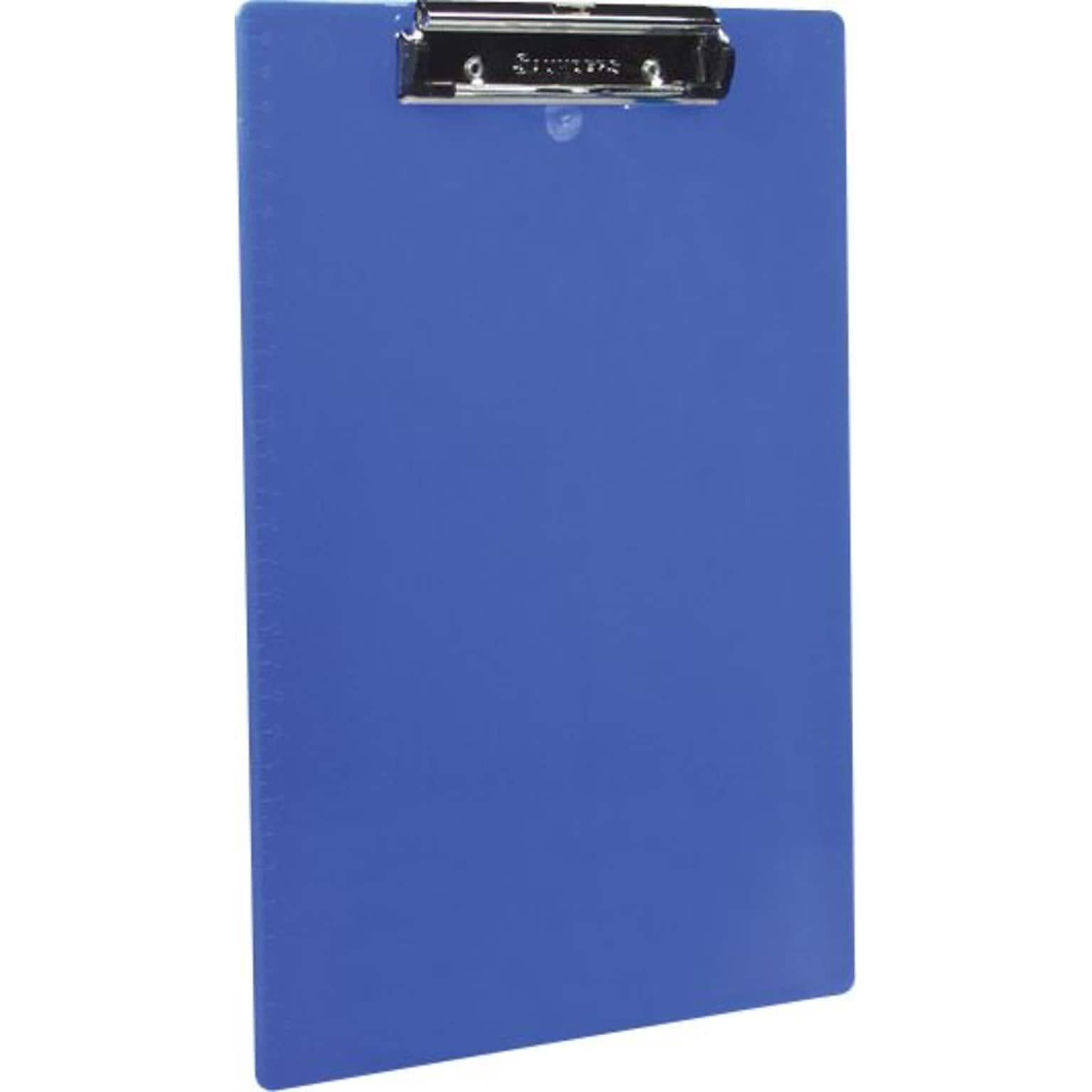 Saunders® Seaglass Translucent Clipboards, Letter Size, Cobalt (21582)