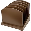 Victor Technology Wood Desk Accessories Incline File, Mocha Brown, 9 1/2H x 9 6/10W x 8 3/4D