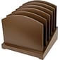 Victor Technology Wood Desk Accessories Incline File, Mocha Brown, 9 1/2H x 9 6/10W x 8 3/4D