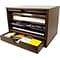 Victor Technology 5-Compartment MDF Storage Drawer, Mocha Brown (B4720)