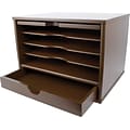 Victor Technology 5-Compartment MDF Storage Drawer, Mocha Brown (B4720)