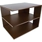 Victor Technology Wood Desk Accessories Corner Shelf, Mocha Brown (B1120)