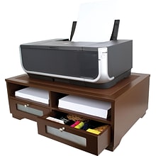 Victor Technology Wood Printer Stand, Mocha Brown (B1130)