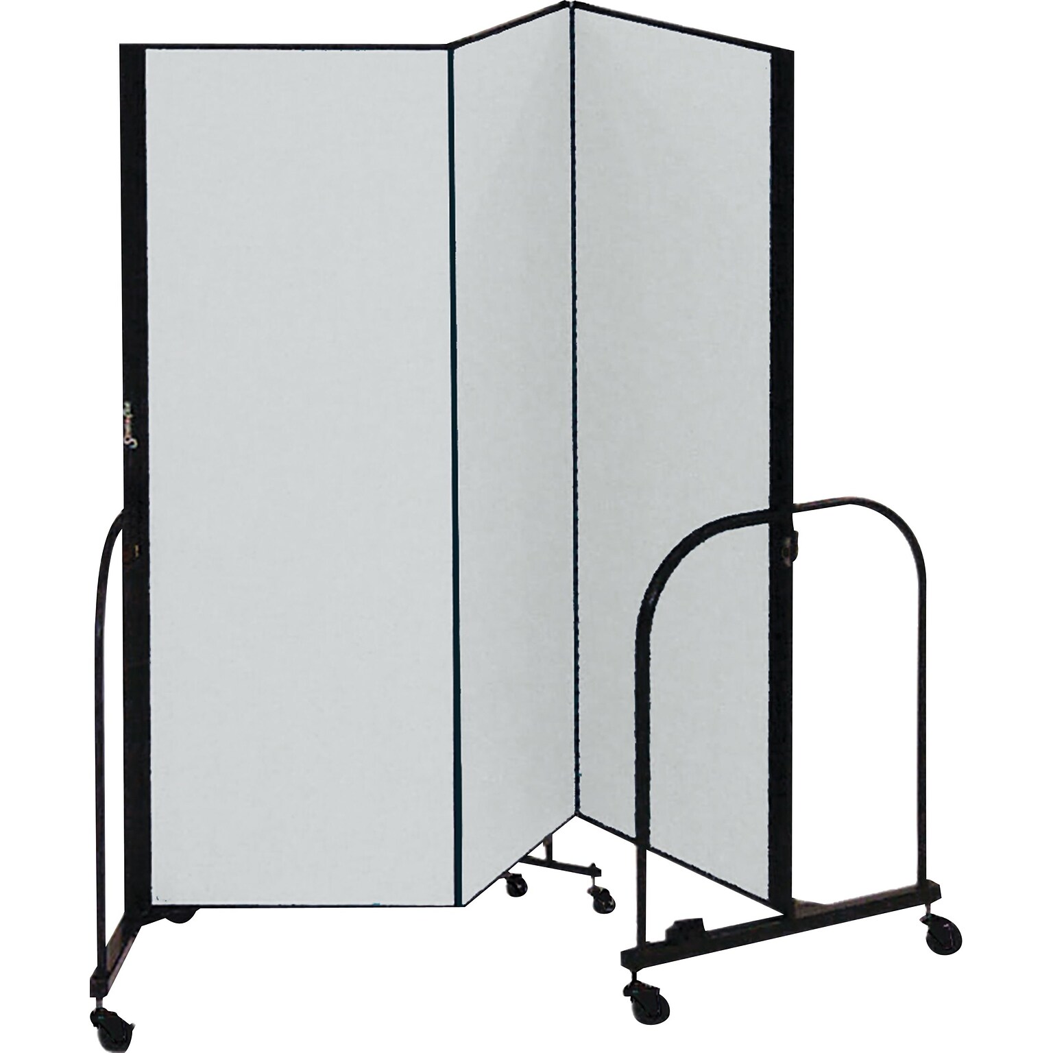 Screenflex® 3-Panel FREEstanding™ Portable Room Dividers; 6H x 59L, Grey