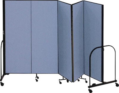 Screenflex® 6H Blue Portable Room Dividers
